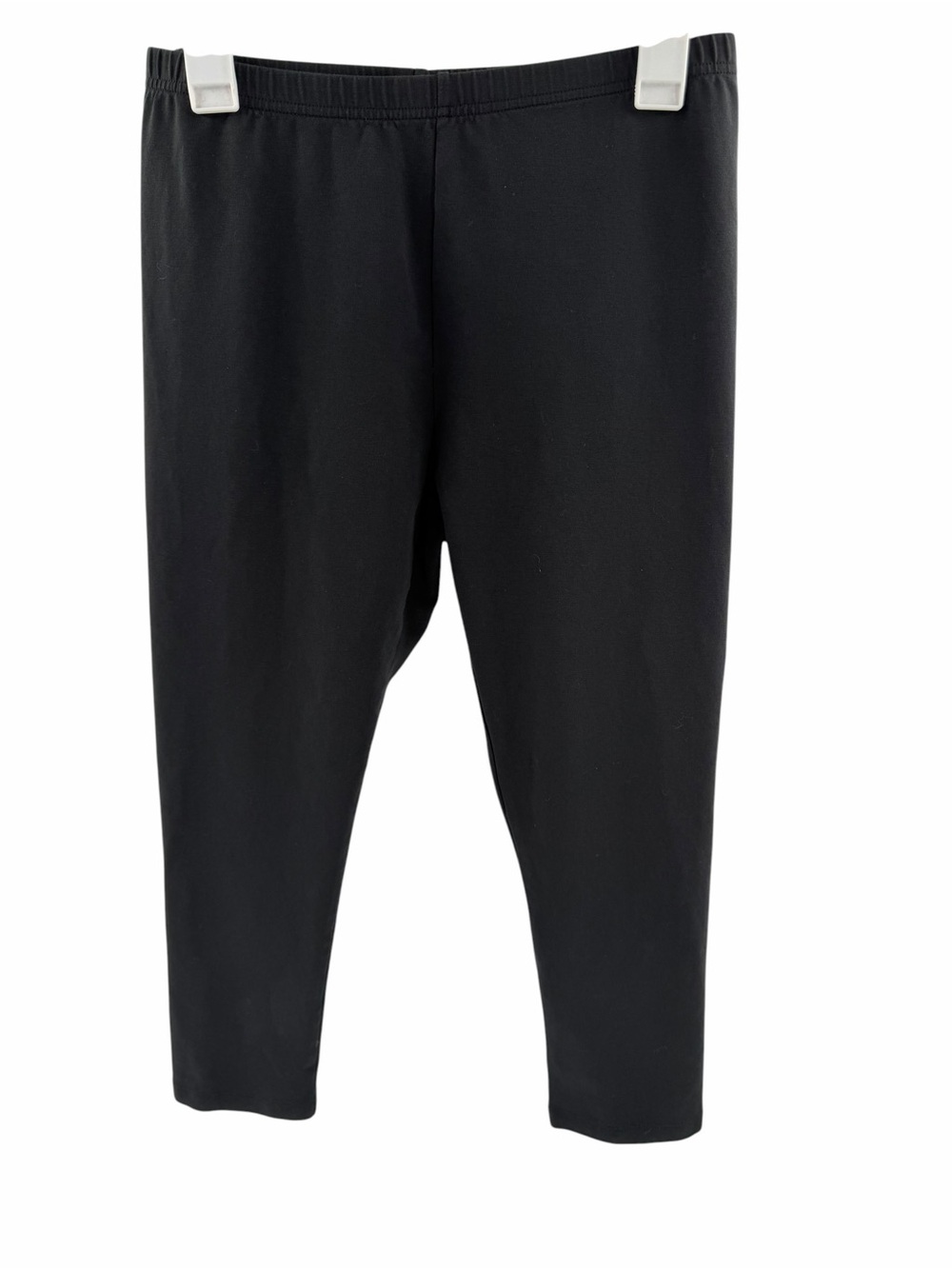 J.Jill Pima Cotton Capri Leggings Black Size Medium Casual Basic